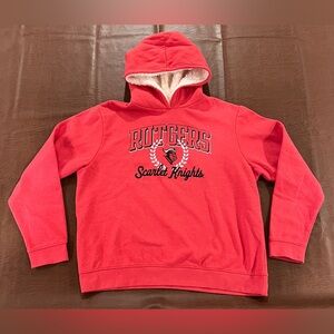 Rutgers University Women’s Sherpa Lined Hoodie Sweatshirt - Size 2XL